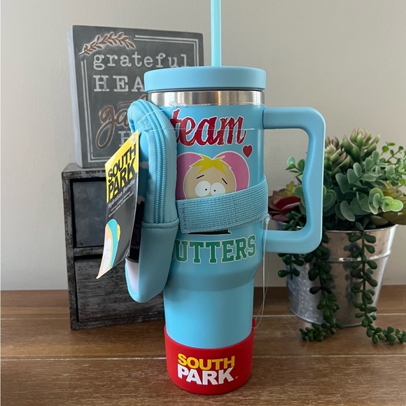 New South Park Butters Stainless 40oz Tumbler with Boot and Pouch - Picture 3 of 5